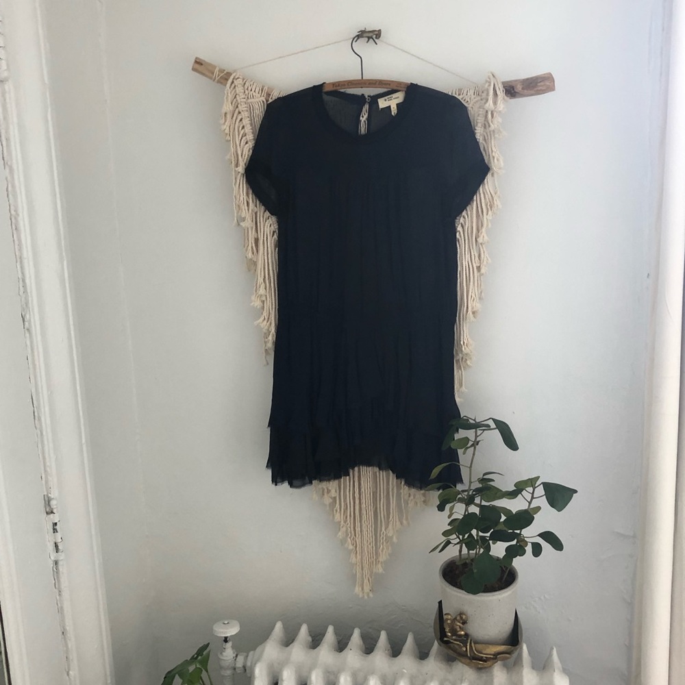 Isabel Marant Sheer Navy Dress